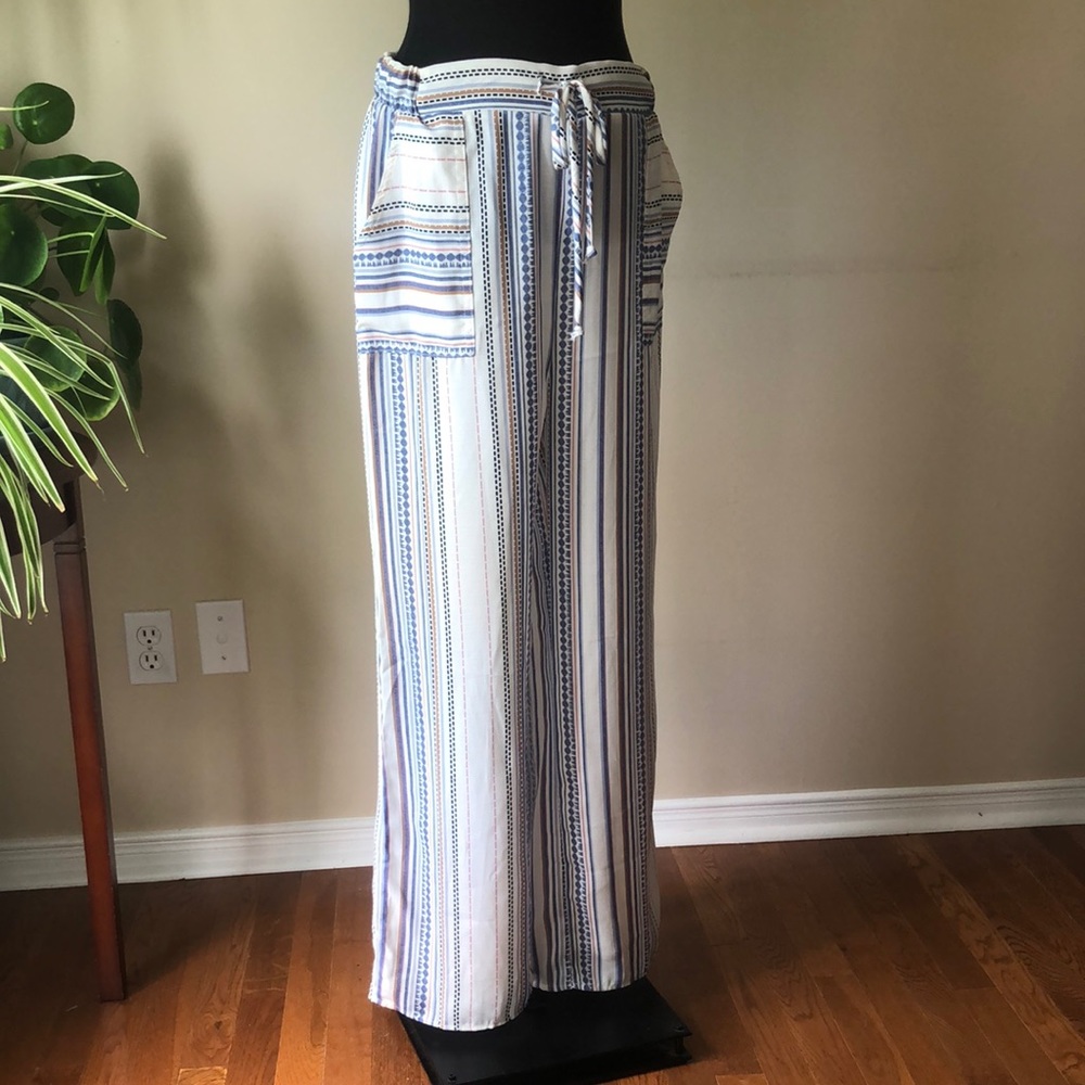 Summer wide-leg pants